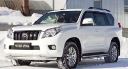 839 р. Зимняя заглушка решетки переднего бампера РА Toyota Land Cruiser Prado J150 дорестайлинг (2009-2013)  с доставкой в г. Кемерово. Увеличить фотографию 3
