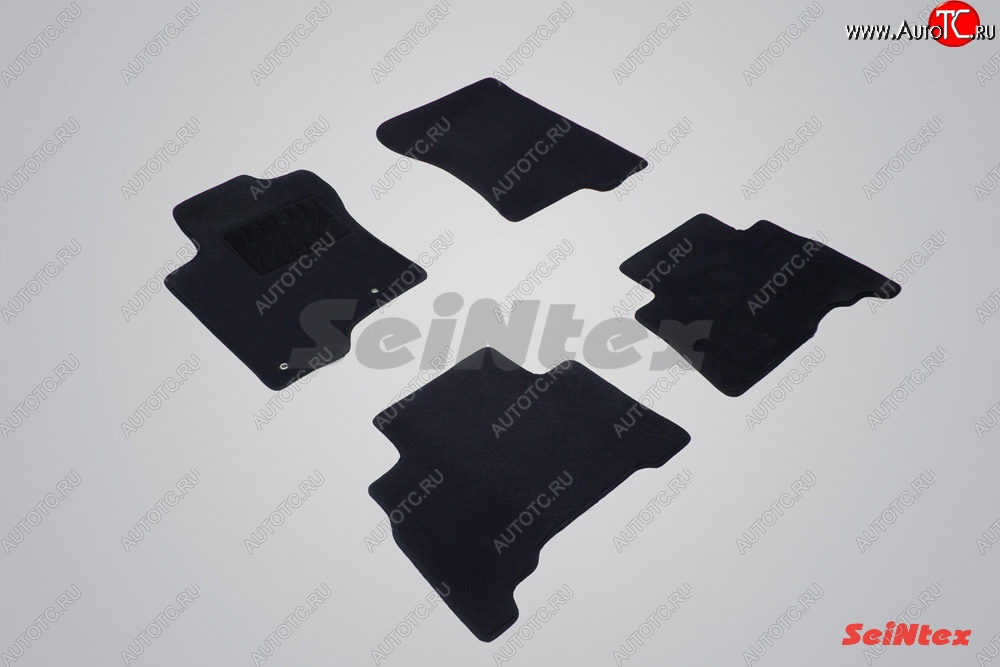 3 599 р. Износостойкие коврики в салон SeiNtex Premium LUX 4 шт. (ворсовые)  Toyota Land Cruiser Prado  J150 (2009-2013) дорестайлинг  с доставкой в г. Кемерово