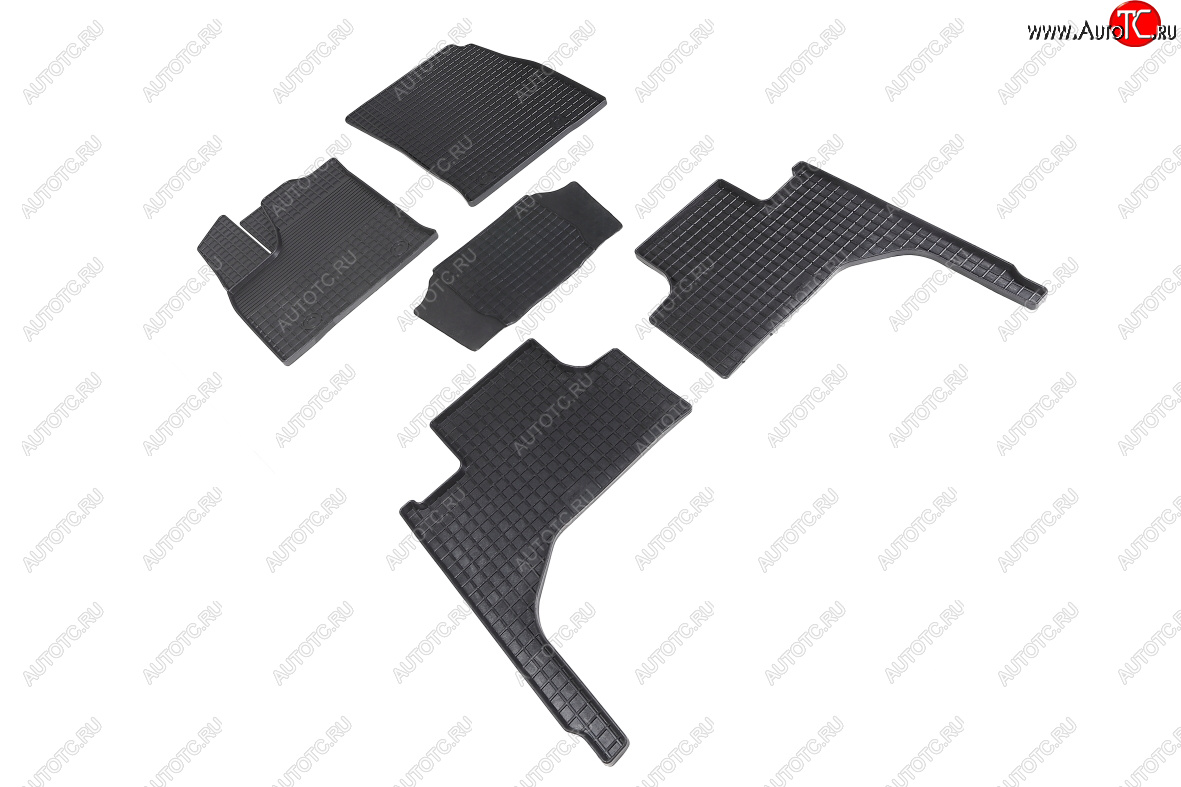 4 099 р. Коврики в салон SeiNtex Cетка  Toyota Land Cruiser  J300 (2021-2025) дорестайлинг (Черный)  с доставкой в г. Кемерово