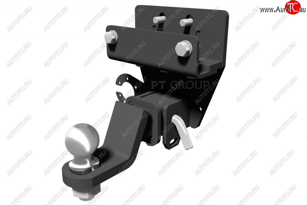 17 469 р. Фаркоп Petroil Tuning (съемный квадрат)  Toyota Land Cruiser  J300 (2021-2025) дорестайлинг  с доставкой в г. Кемерово