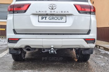 17 469 р. Фаркоп Petroil Tuning (съемный квадрат)  Toyota Land Cruiser  J300 (2021-2025) дорестайлинг  с доставкой в г. Кемерово. Увеличить фотографию 3