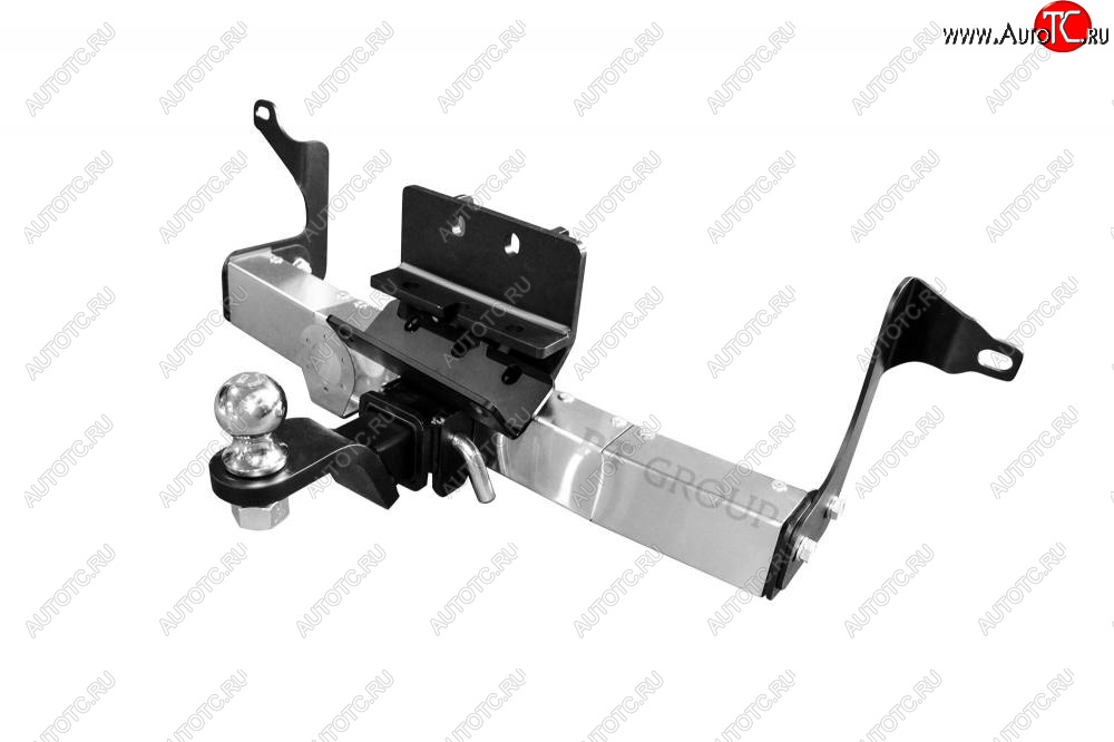 16 519 р. Фаркоп Petroil Tuning (съемный квадрат)  Toyota Land Cruiser  J300 (2021-2025) дорестайлинг (с нержавеющей накладкой)  с доставкой в г. Кемерово