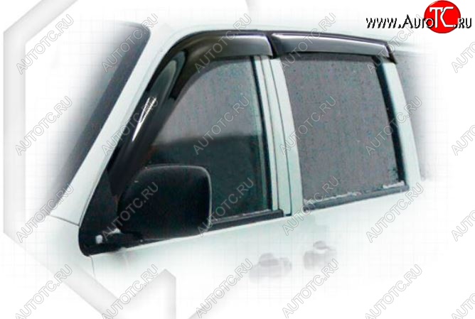 2 079 р. Дефлектор капота (R40G, R50G) CA-Plastiс Toyota LiteAce Noah (1996-2001) (Classic полупрозрачный, Без хром.молдинга)  с доставкой в г. Кемерово