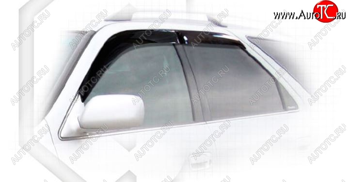 2 699 р. Дефлектора окон CA-Plastic Toyota Mark 2 Qualis седан (1997-2002) (Classic полупрозрачный, Без хром.молдинга)  с доставкой в г. Кемерово