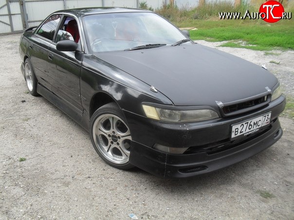 2 499 р. Накладка на передний бампер Vertex Toyota Mark 2 X90 седан (1992-1996) (Неокрашенная)  с доставкой в г. Кемерово