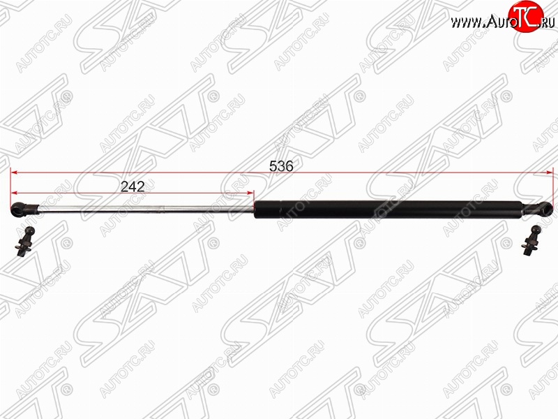 989 р. Газовый упор капота SAT  Toyota Mark 2  X110 (2000-2002) седан дорестайлинг  с доставкой в г. Кемерово