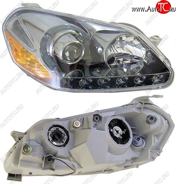 11 949 р. Правая фара SAT (линза) Toyota Mark 2 X110 седан дорестайлинг (2000-2002)  с доставкой в г. Кемерово