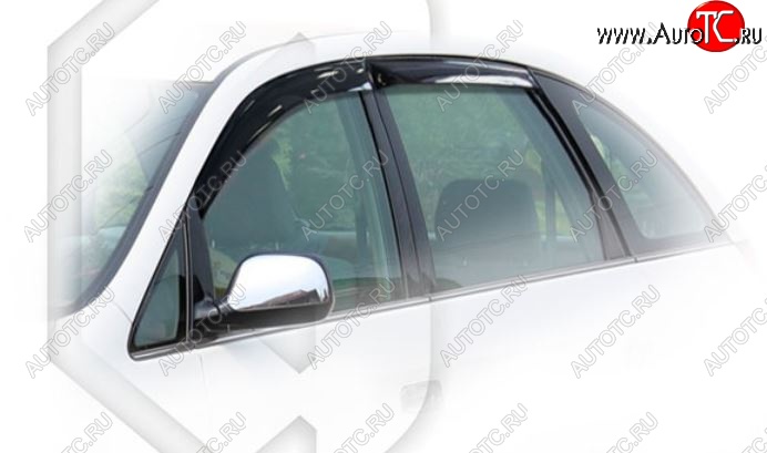1 989 р. Дефлектора окон CA-Plastiс Toyota Nadia XN10 дорестайлинг (1998-2001) (Classic полупрозрачный, Без хром.молдинга)  с доставкой в г. Кемерово