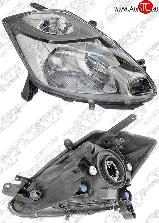 7 999 р. Правая фара SAT Toyota Passo 1 (2004-2010)  с доставкой в г. Кемерово