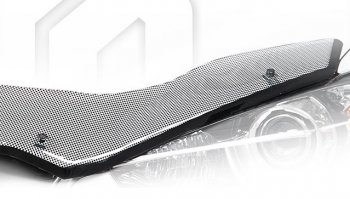 1 999 р. Защита фар CA-Plastic  Toyota Premio  T240 (2001-2007) дорестайлинг, рестайлинг (Шелкография черная)  с доставкой в г. Кемерово. Увеличить фотографию 2
