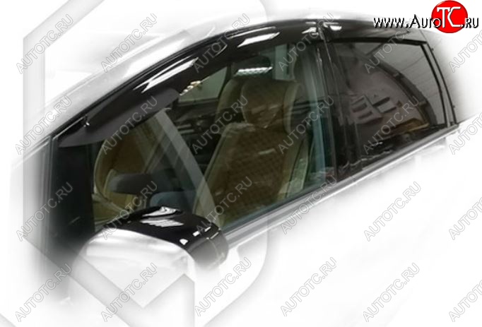 2 079 р. Дефлектора окон CA-Plastic Toyota Previa 2 (2000-2006) (Classic полупрозрачный, Без хром.молдинга)  с доставкой в г. Кемерово