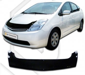 Дефлектор капота (левый руль) CA-Plastiс exclusive Toyota Prius XW20 дорестайлинг (2003-2005)