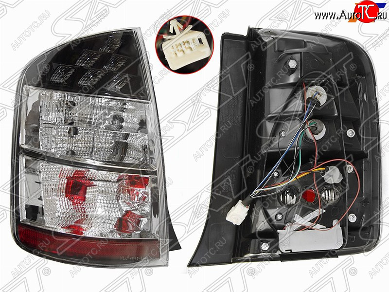 4 399 р. Левый задний фонарь для SAT Toyota Prius XW20 дорестайлинг (2003-2005)  с доставкой в г. Кемерово