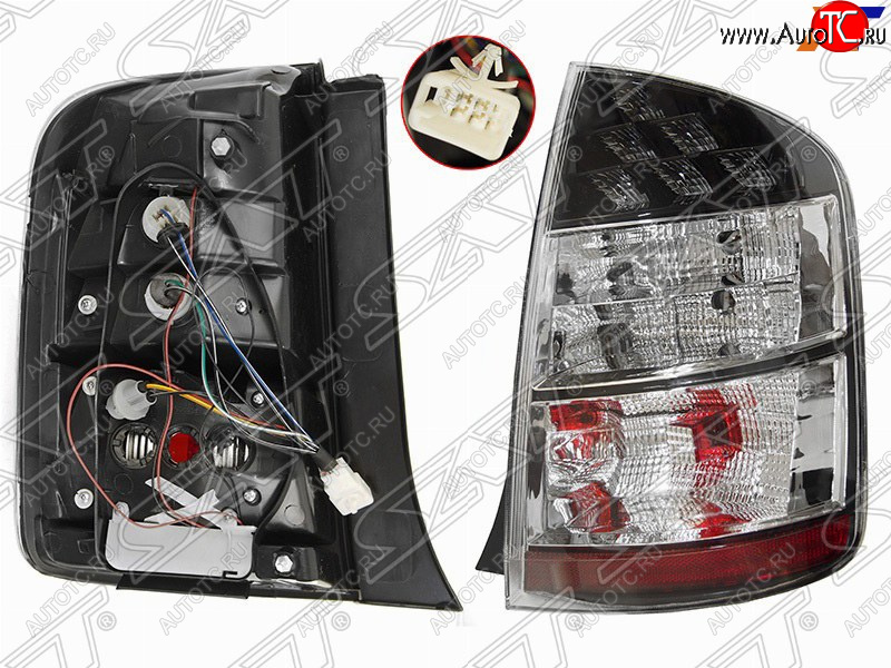 4 899 р. Правый задний фонарь SAT  Toyota Prius  XW20 (2003-2005) дорестайлинг  с доставкой в г. Кемерово