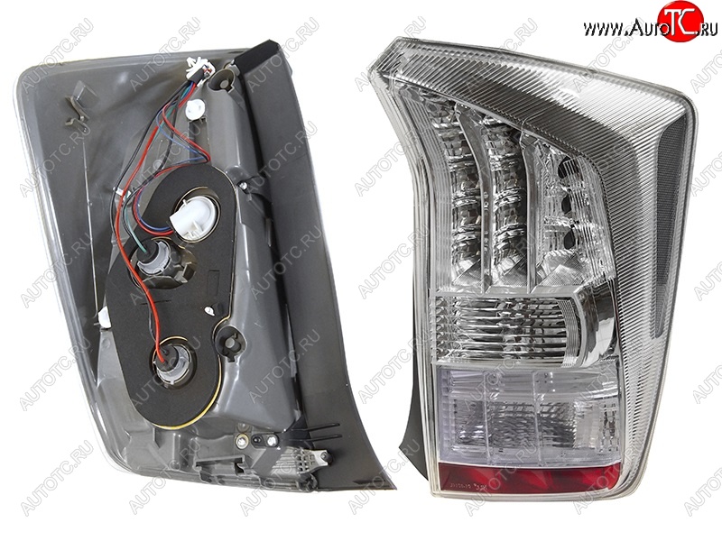 4 749 р. Правый фонарь SAT Toyota Prius XW30 дорестайлинг (2009-2011)  с доставкой в г. Кемерово