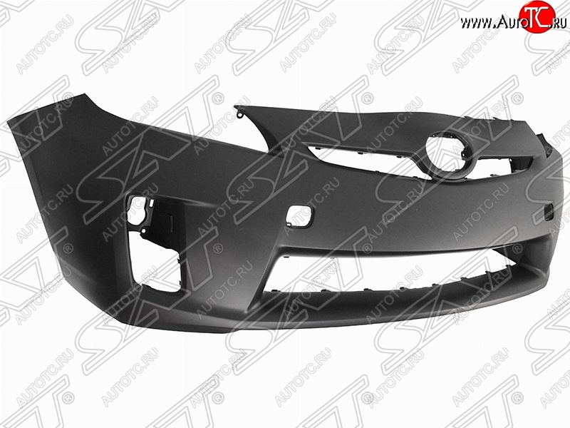 5 549 р. Передний бампер SAT (Тайвань) Toyota Prius XW30 дорестайлинг (2009-2011) (Неокрашенный)  с доставкой в г. Кемерово