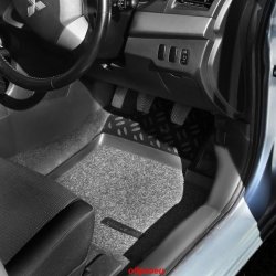 Коврики в салон (правый руль) Aileron 3D Soft Toyota Prius ( XW30,  Alfa лифтбек) (2009-2015) дорестайлинг, рестайлинг