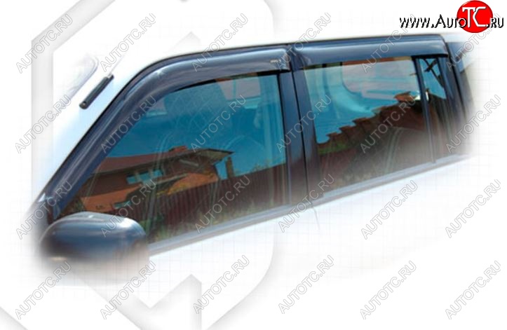 2 799 р. Дефлектора окон CA-Plastic Toyota Probox (2002-2014) (Classic полупрозрачный, Без хром.молдинга, Крепление только на скотч)  с доставкой в г. Кемерово