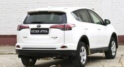1 799 р. Защитная накладка на задний бампер RA  Toyota RAV4  XA40 (2015-2019) 5 дв. рестайлинг  с доставкой в г. Кемерово. Увеличить фотографию 2