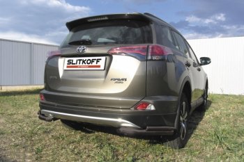 Уголки d57+d42 двойные Toyota RAV4  XA40 (2015-2019) 5 дв. рестайлинг