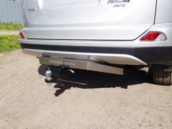 Фаркоп (тягово-сцепное устройство) TCC (надпись Toyota) Toyota RAV4  XA40 (2012-2019) 5 дв. дорестайлинг, 5 дв. рестайлинг (Оцинкованный, шар E - нержавейка)
