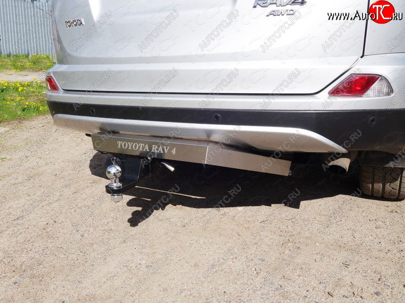 21 699 р. Фаркоп (тягово-сцепное устройство) TCC (надпись Toyota)  Toyota RAV4  XA40 (2012-2019) 5 дв. дорестайлинг, 5 дв. рестайлинг (Оцинкованный, шар E - нержавейка)  с доставкой в г. Кемерово