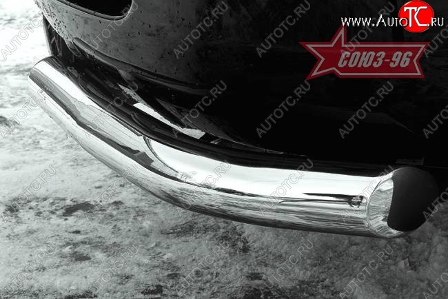 11 969 р. Защита заднего бампера из боковых уголков Souz-96 (d76)  Toyota RAV4  XA305 (2005-2009) 5 дв. дорестайлинг  с доставкой в г. Кемерово
