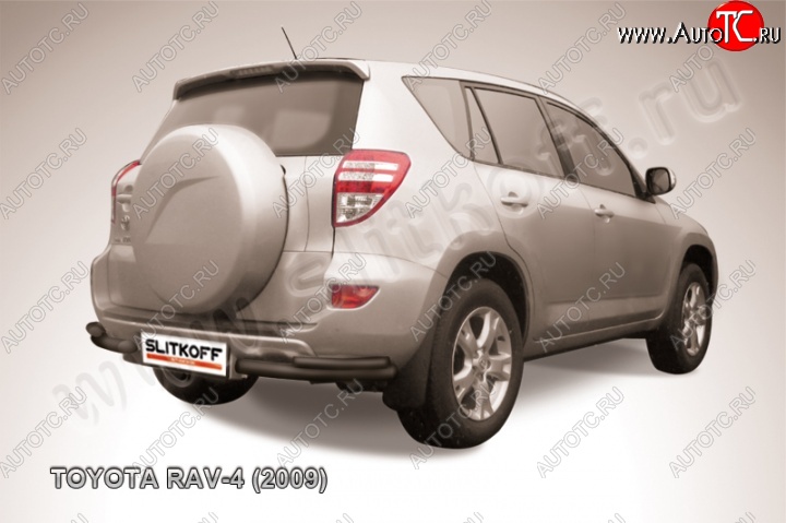 6 299 р. Уголки d57+d42 двойные  Toyota RAV4  XA30 (2008-2010) 5 дв. 1-ый рестайлинг (Цвет: серебристый)  с доставкой в г. Кемерово