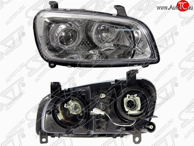 5 849 р. Правая фара передняя SAT (хрусталь, линза ) Toyota RAV4 XA10 3 дв. дорестайлинг (1994-1997)  с доставкой в г. Кемерово
