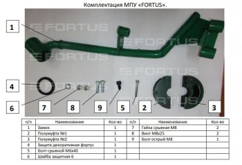 36 549 р. Замок рулевого вала FORTUS (бесштыревой) Toyota RAV4 XA50 5 дв. дорестайлинг (2018-2025)  с доставкой в г. Кемерово. Увеличить фотографию 3