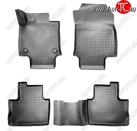 2 599 р. Коврики салонные (МКПП) Norplast Toyota RAV4 XA50 5 дв. дорестайлинг (2018-2025) (Черный)  с доставкой в г. Кемерово