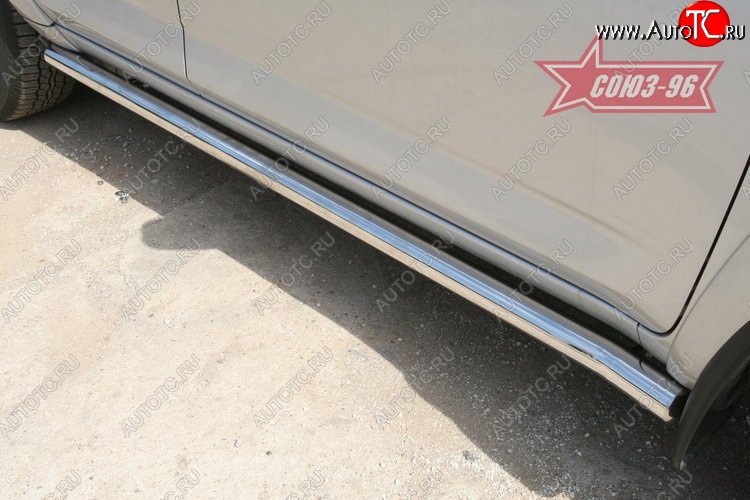 12 464 р. Защита порогов Souz-96 (d60) Toyota RAV4 XA30 5 дв. удлиненный 2-ой рестайлинг (2010-2013)  с доставкой в г. Кемерово