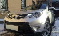 1 469 р. Сетка верхнего воздухозаборника переднего бампера Russtal  Toyota RAV4  XA40 (2012-2015) 5 дв. дорестайлинг (черная)  с доставкой в г. Кемерово. Увеличить фотографию 3