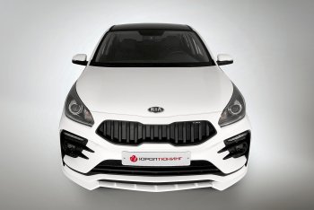 2 899 р. Сплиттер переднего бампера QUASAR KIA Rio 4 FB дорестайлинг седан (2016-2020) (Неокрашенный)  с доставкой в г. Кемерово. Увеличить фотографию 4
