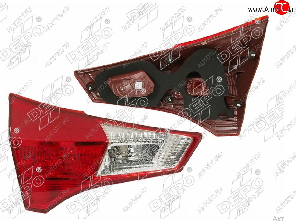 4 999 р. Левый фонарь в крышку багажника DEPO Toyota RAV4 XA40 5 дв. дорестайлинг (2012-2015)  с доставкой в г. Кемерово