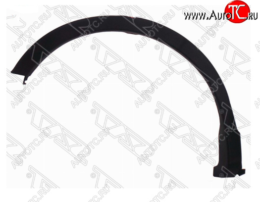 2 489 р. Молдинг арки крыла SAT (Задний, правый) Toyota RAV4 XA40 5 дв. дорестайлинг (2012-2015) (Неокрашенный)  с доставкой в г. Кемерово