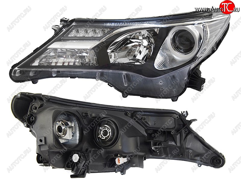 9 699 р. Левая фара (электрокорректор) SAT Toyota RAV4 XA40 5 дв. дорестайлинг (2012-2015)  с доставкой в г. Кемерово