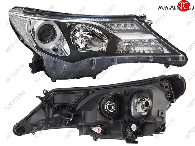 9 699 р. Правая фара (электрокорректор) SAT Toyota RAV4 XA40 5 дв. дорестайлинг (2012-2015)  с доставкой в г. Кемерово