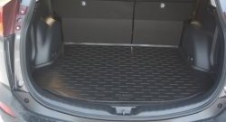 Коврик в багажник (докатка, ровный пол) Aileron (полиуретан) Toyota RAV4  XA40 (2012-2015) 5 дв. дорестайлинг