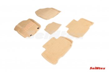7 649 р. Комплект ворсовых ковриков в салон Seintex (3D)  Toyota RAV4  XA40 (2012-2019) 5 дв. дорестайлинг, 5 дв. рестайлинг (Черный)  с доставкой в г. Кемерово. Увеличить фотографию 2