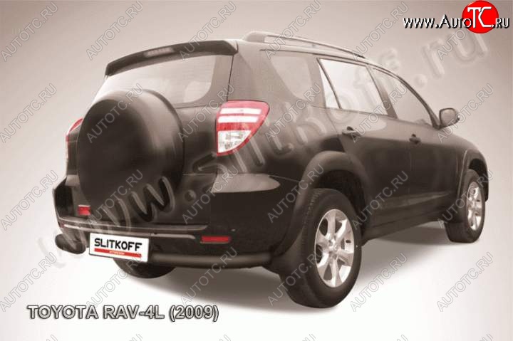 6 699 р. Уголки d76 Toyota RAV4 XA30 5 дв. удлиненный 1-ый рестайлинг (2009-2010) (Цвет: серебристый)  с доставкой в г. Кемерово