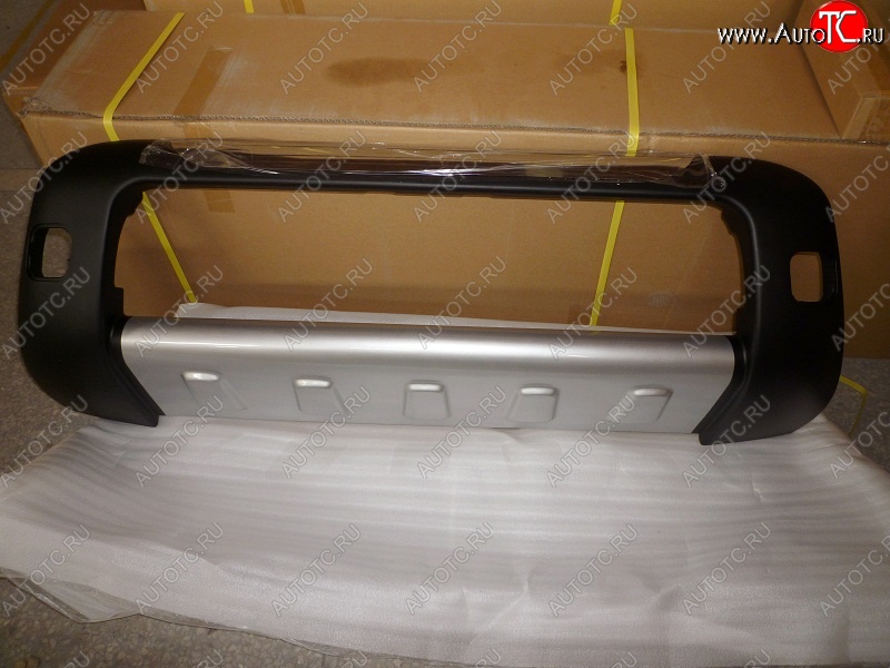 6 099 р. Накладка на передний бампер SuvStyle v2 Toyota RAV4 XA305 5 дв. дорестайлинг (2005-2009) (Неокрашенная)  с доставкой в г. Кемерово