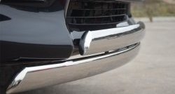 16 849 р. Защита переднего бампера (2 трубыØ75х42 мм, нержавейка) Russtal Toyota RAV4 XA30 5 дв. 2-ой рестайлинг (2010-2013)  с доставкой в г. Кемерово. Увеличить фотографию 3