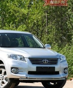 Защита переднего бампера двойная Souz-96 (d42/42) Toyota RAV4 XA30 5 дв. 2-ой рестайлинг (2010-2013)