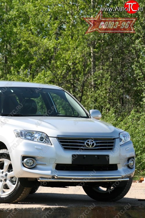 14 804 р. Защита переднего бампера двойная Souz-96 (d42/42) Toyota RAV4 XA30 5 дв. удлиненный 2-ой рестайлинг (2010-2013)  с доставкой в г. Кемерово