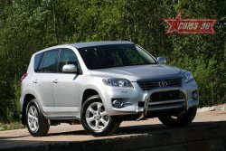 Защита переднего бампера Souz-96 (d76) Toyota RAV4 XA30 5 дв. 2-ой рестайлинг (2010-2013)