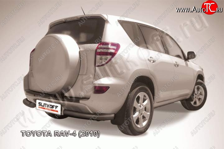 6 699 р. Уголки d76  Toyota RAV4  XA30 (2010-2013) 5 дв. 2-ой рестайлинг, 5 дв. удлиненный 2-ой рестайлинг (Цвет: серебристый)  с доставкой в г. Кемерово