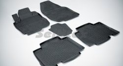 Износостойкие коврики в салон с высоким бортом L SeiNtex Premium 4 шт. (резина) Toyota RAV4  XA30 (2010-2013) 5 дв. 2-ой рестайлинг