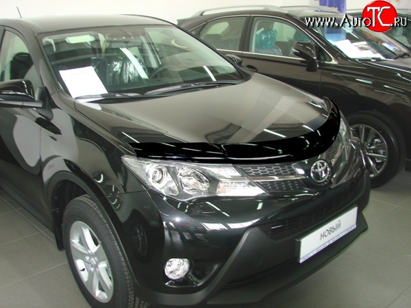 3 299 р. Дефлектор капота NovLine Toyota RAV4 XA40 5 дв. дорестайлинг (2012-2015)  с доставкой в г. Кемерово