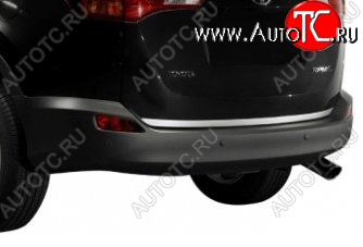4 749 р. Нижняя накладка на крышку багажника СТ Toyota RAV4 XA40 5 дв. дорестайлинг (2012-2015)  с доставкой в г. Кемерово